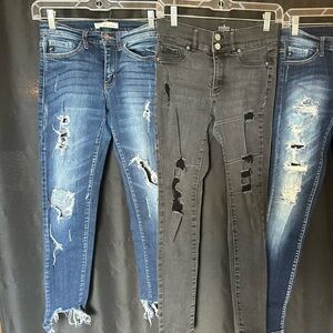 KanCan Women's Distressed Jeans